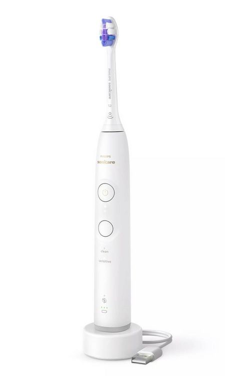 Produktbild: Philips HX7400/01 Elektrische Zahnb&uuml;rste Schallzahnb&uuml;rste Wei&szlig;