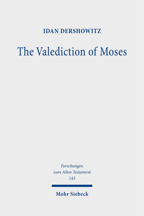 Produktbild: The Valediction of Moses
