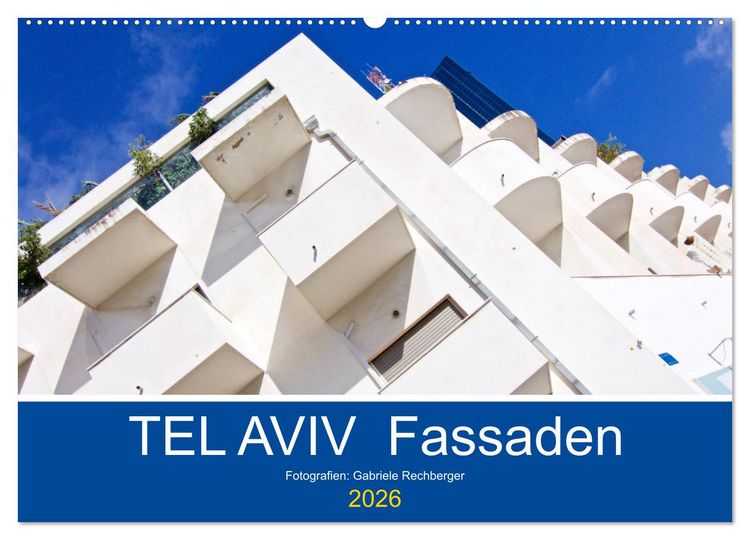 Produktbild: TEL AVIV Fassaden (Wandkalender 2026 DIN A2 quer), CALVENDO Monatskalender