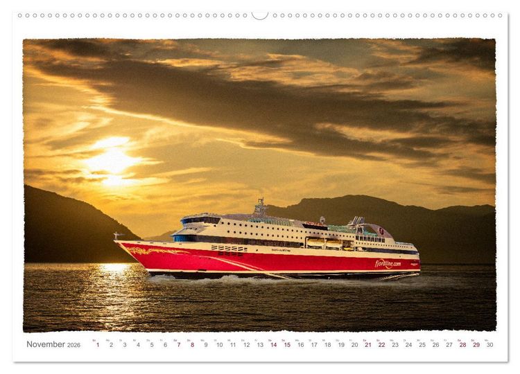 Produktbild: Modellschiffe in Szene gesetzt. (hochwertiger Premium Wandkalender 2026 DIN A2 quer), Kunstdruck in Hochglanz