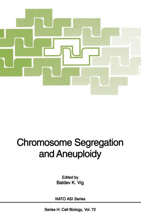 Produktbild: Chromosome Segregation and Aneuploidy