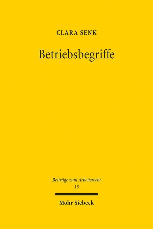Produktbild: Betriebsbegriffe