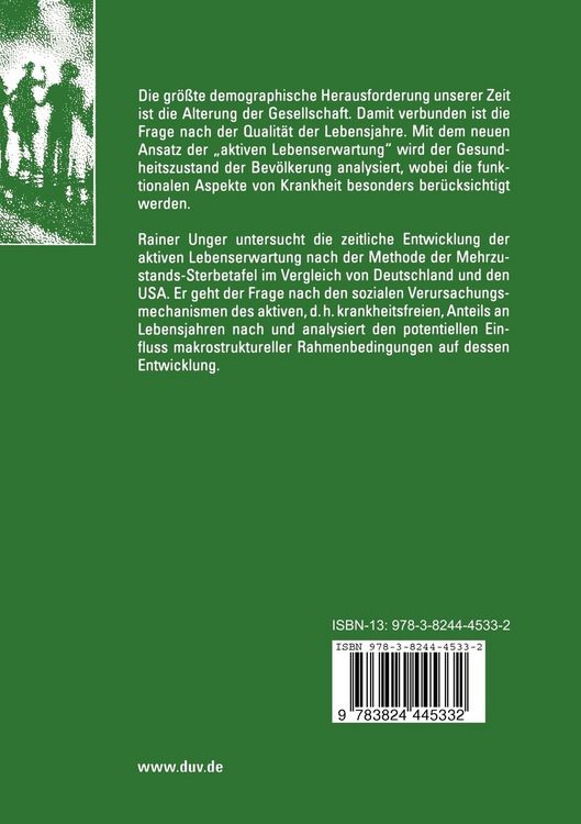 Produktbild: Soziale Differenzierung der aktiven Lebenserwartung im internationalen Vergleich