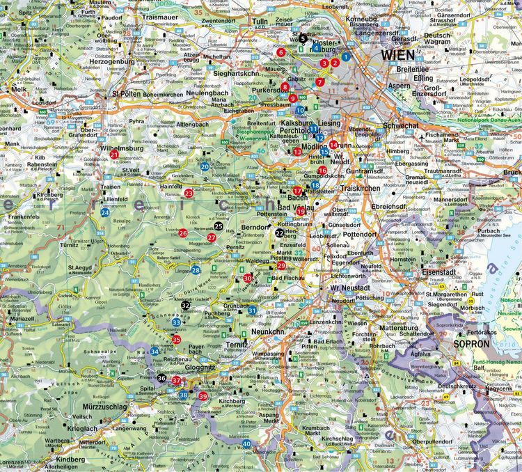 Produktbild: ROTHER Wanderbuch Leichte Wanderungen. Genusstouren im Wienerwald und in den Wiener Alpen