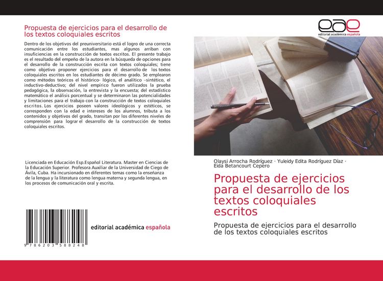 Produktbild: Propuesta de ejercicios para el desarrollo de los textos coloquiales escritos