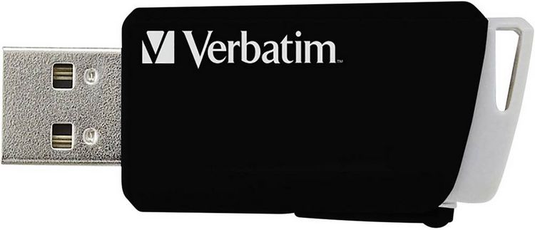 Produktbild: VERBATIM USB 3.2 Drive 32GB Store'n Click, schwarz