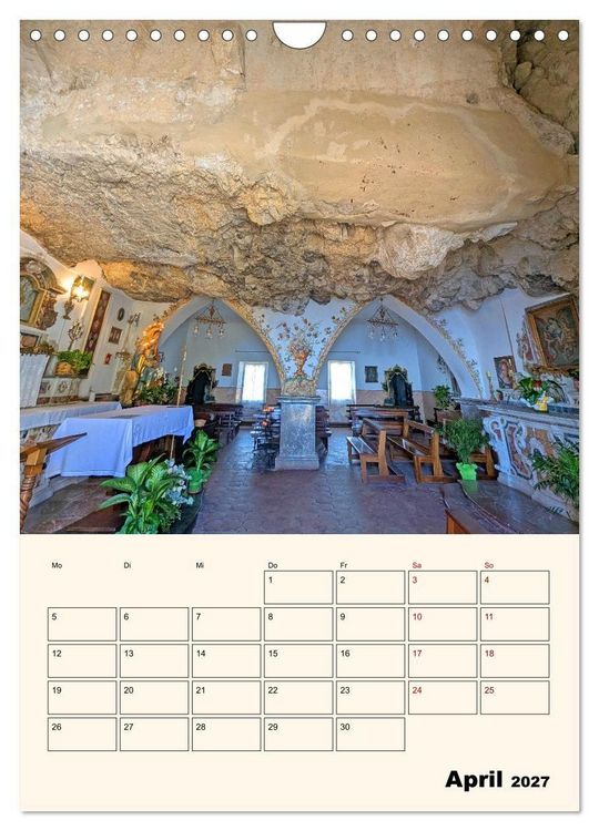 Produktbild: Taormina - &Auml;tna, Meer und antike Steine (Wandkalender 2027 DIN A4 hoch), CALVENDO Monatskalender