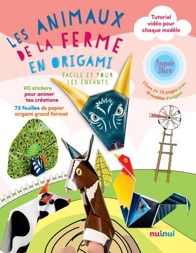 Produktbild: Les animaux de la ferme en origami faciles et pour les enfants