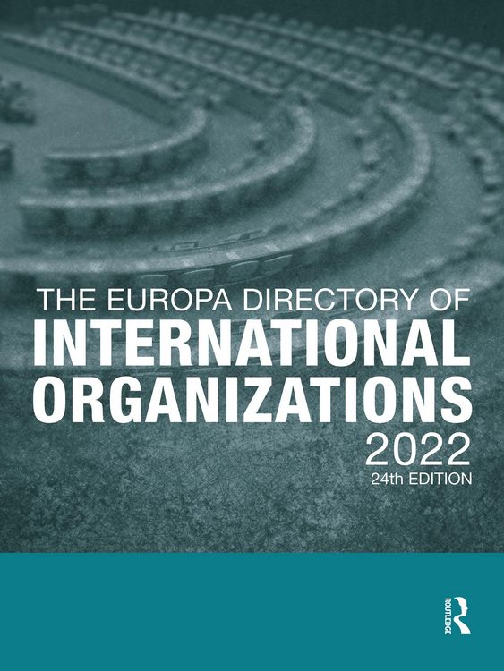 Produktbild: The Europa Directory of International Organizations 2022