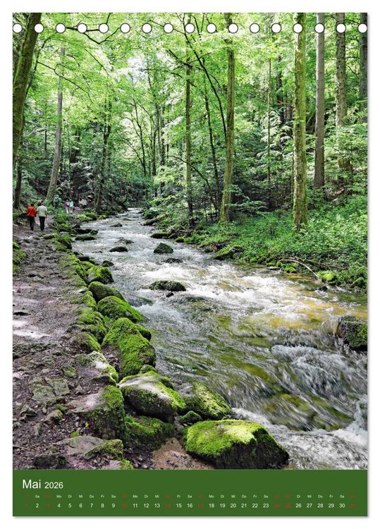 Produktbild: Schwarzwald Nord (Tischkalender 2026 DIN A5 hoch), CALVENDO Monatskalender