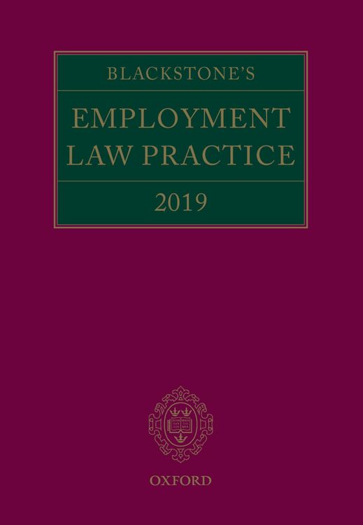 Produktbild: Blackstone's Employment Law Practice 2019