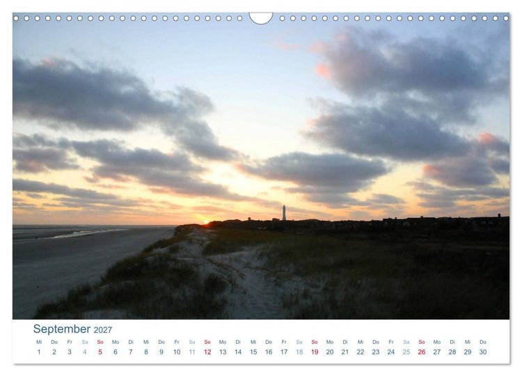 Produktbild: Bl&aring;vand 2027 (Blavand). Impressionen von D&auml;nemarks Nordseek&uuml;ste (Wandkalender 2027 DIN A3 quer), CALVENDO Monatskalender