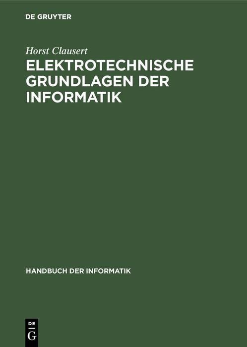 Produktbild: Elektrotechnische Grundlagen der Informatik