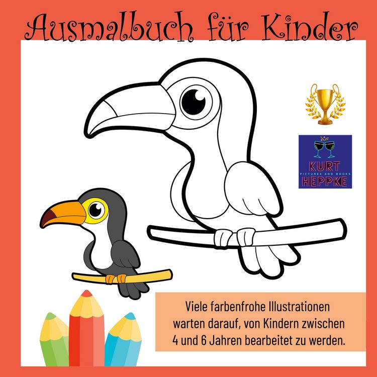 Produktbild: Ausmalbuch f&uuml;r Kinder