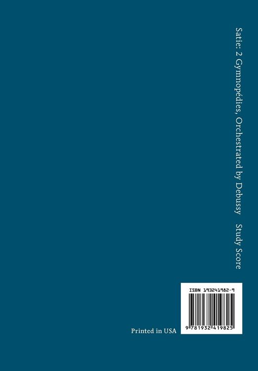 Produktbild: Deux Gymnopedies