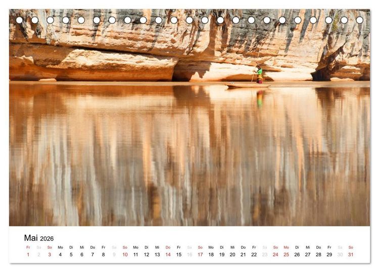 Produktbild: Traumwelt Madagaskar (Tischkalender 2026 DIN A5 quer), CALVENDO Monatskalender