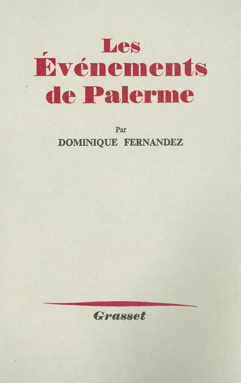 Produktbild: Les &eacute;v&eacute;nements de Palerme