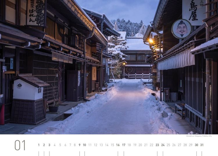 Produktbild: Japan Exklusivkalender 2027