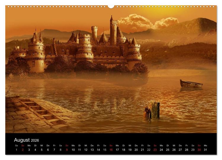 Produktbild: Mystische und romantische M&auml;rchenwelt Mausopardia (Wandkalender 2026 DIN A2 quer), CALVENDO Monatskalender