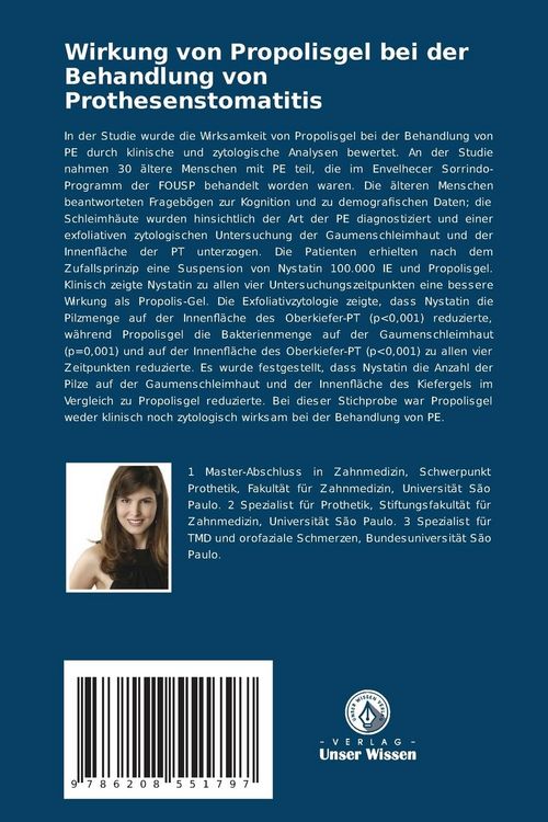 Produktbild: Wirkung von Propolisgel bei der Behandlung von Prothesenstomatitis