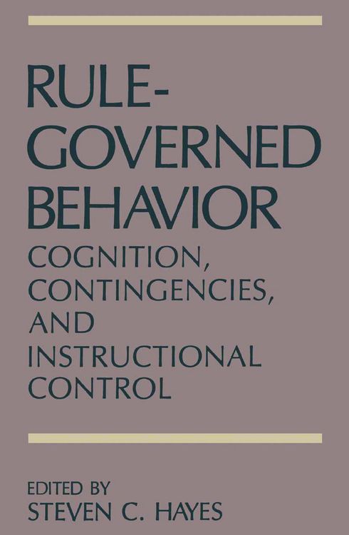 Produktbild: Rule-Governed Behavior