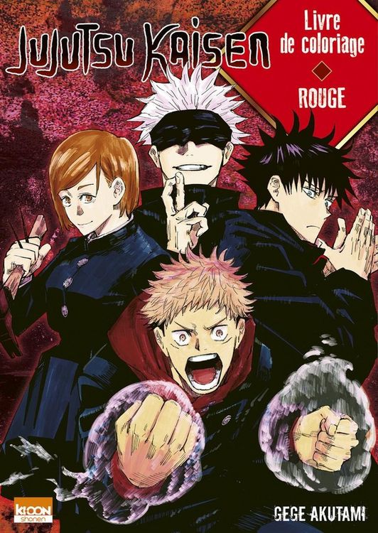 Produktbild: Jujutsu kaisen : livre de coloriage rouge