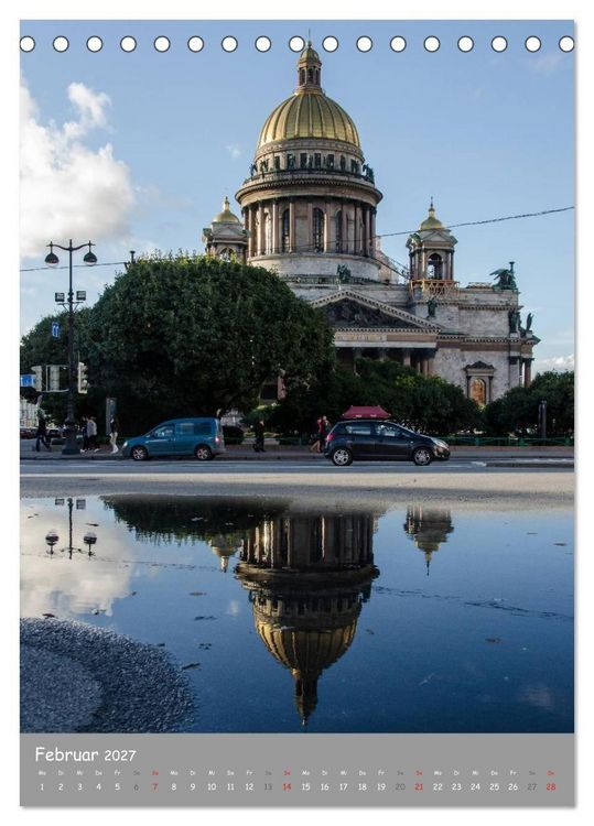 Produktbild: St. Peterburg und Umgebung (Tischkalender 2027 DIN A5 hoch), CALVENDO Monatskalender
