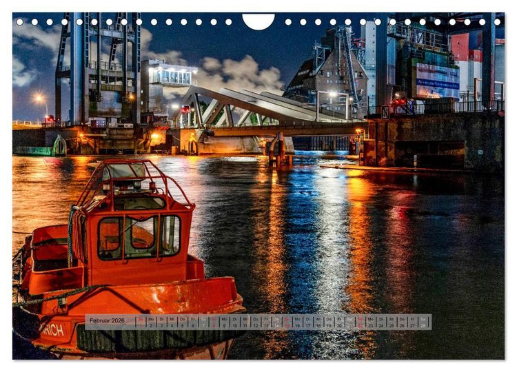 Produktbild: Auch das ist der Hamburger Hafen (Wandkalender 2026 DIN A4 quer), CALVENDO Monatskalender