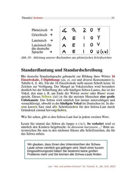 Produktbild: Abc und andere Irrt&uuml;mer &uuml;ber Orthographie, Rechtschreiben, LRS/Legasthenie
