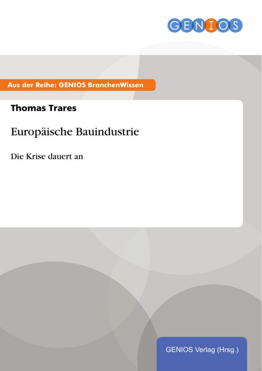 Produktbild: Europ&auml;ische Bauindustrie