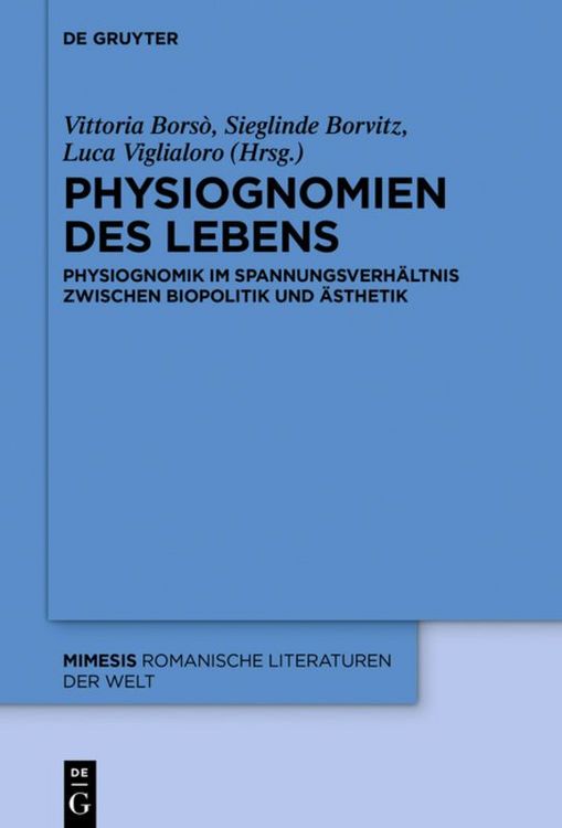 Produktbild: Physiognomien des Lebens