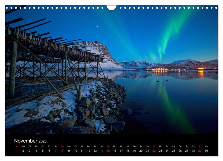 Produktbild: Norwegen (Wandkalender 2026 DIN A3 quer), CALVENDO Monatskalender
