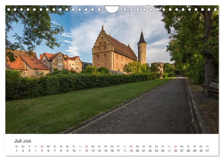 Produktbild: Malerisches Mainfranken (Wandkalender 2026 DIN A4 quer), CALVENDO Monatskalender