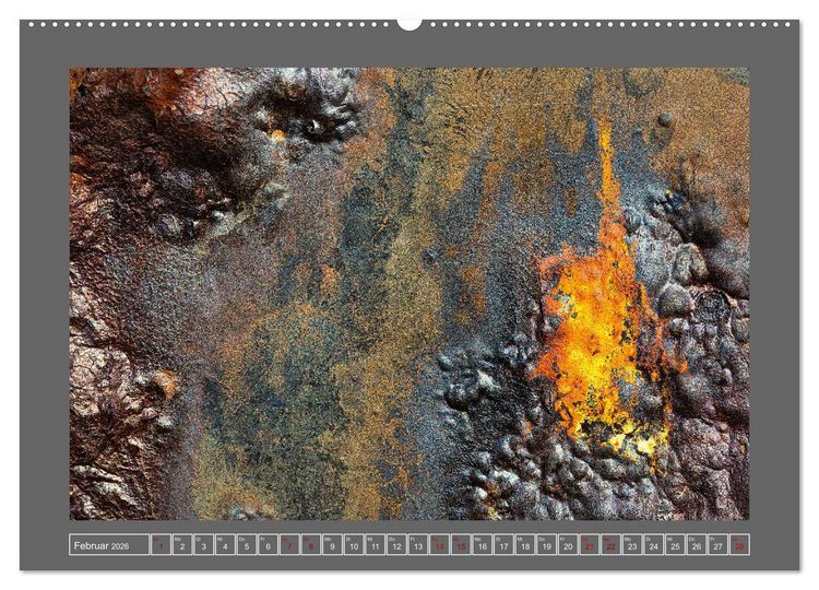 Produktbild: Rost - &Auml;sthetik der Verg&auml;nglichkeit (hochwertiger Premium Wandkalender 2026 DIN A2 quer), Kunstdruck in Hochglanz