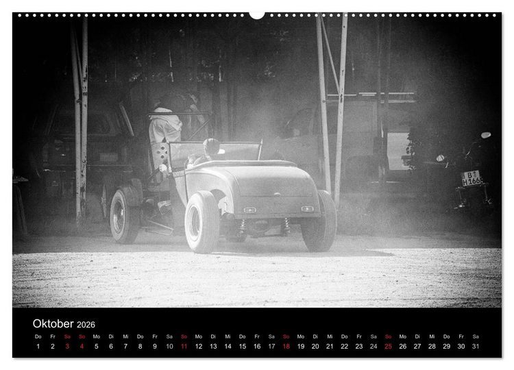Produktbild: Hot Rods (Wandkalender 2026 DIN A2 quer), CALVENDO Monatskalender