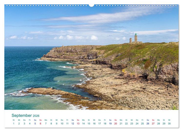 Produktbild: Smaragdk&uuml;ste C&ocirc;te d'&Eacute;meraude. Der malerische Norden der Bretagne (hochwertiger Premium Wandkalender 2026 DIN A2 quer), Kunstdruck in Hochglanz