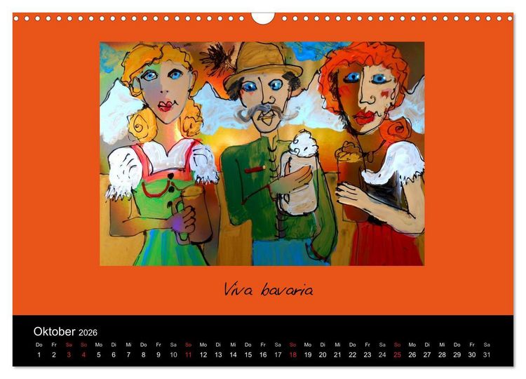 Produktbild: Lebensfreude 2026 (Wandkalender 2026 DIN A3 quer), CALVENDO Monatskalender