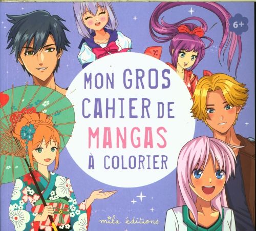 Produktbild: Mon gros cahier de mangas &agrave; colorier