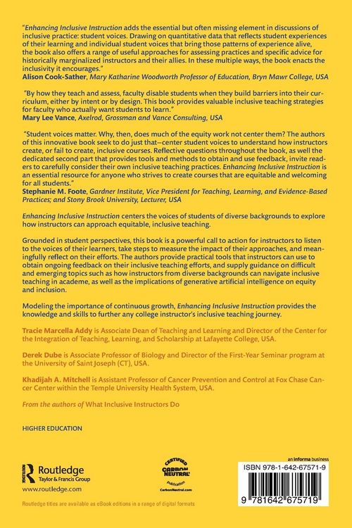 Produktbild: Enhancing Inclusive Instruction