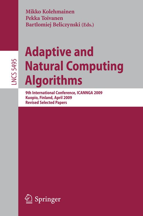 Produktbild: Adaptive and Natural Computing Algorithms