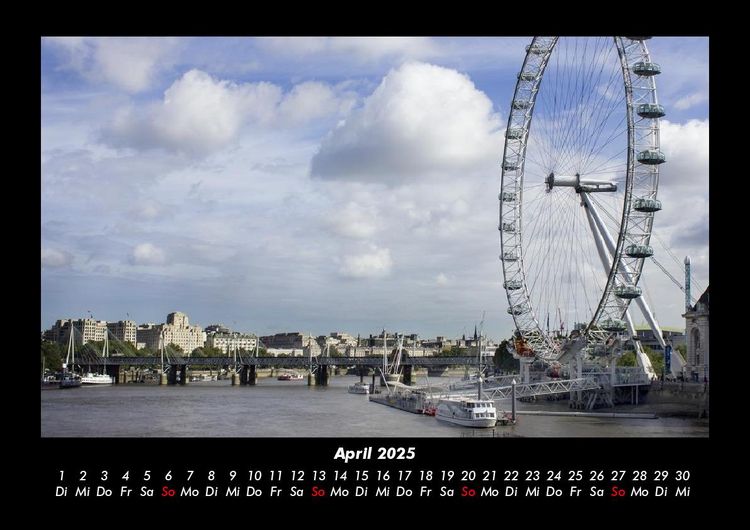 Produktbild: London 2025 Fotokalender DIN A3