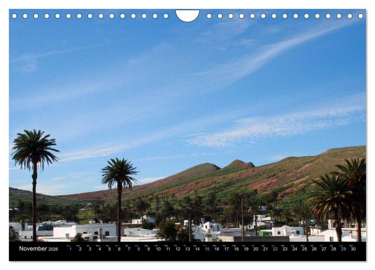 Produktbild: Cloudy skies over Lanzarote (Wall Calendar 2026 DIN A4 landscape), CALVENDO 12 Month Wall Calendar