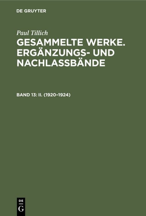 Produktbild: II. (1920&ndash;1924)