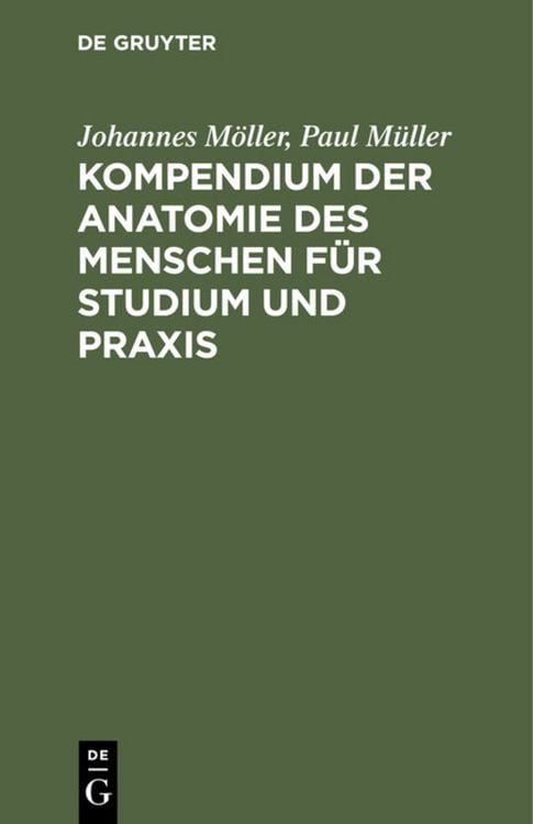 Produktbild: Kompendium der Anatomie des Menschen f&uuml;r Studium und Praxis