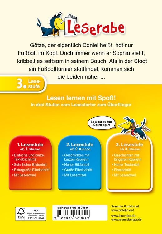 Produktbild: Leserabe Schulausgabe in Broschur - Eine Klasse im Fußballfieber