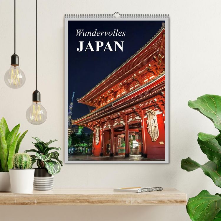Produktbild: Wundervolles Japan (Wandkalender 2026 DIN A2 hoch), CALVENDO Monatskalender