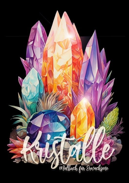 Produktbild: Kristalle Malbuch f&uuml;r Erwachsene