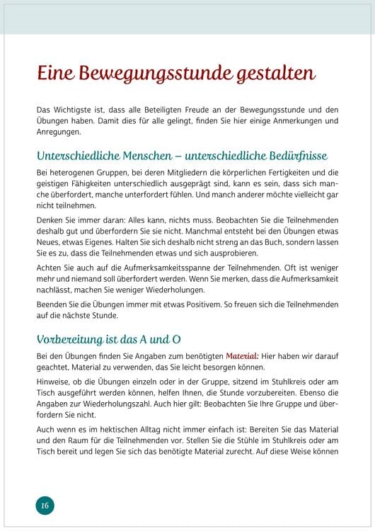 Produktbild: Aktives Ged&auml;chtnistraining f&uuml;r Senioren mit Bewegungen. So halten Sie Kopf und K&ouml;rper fit