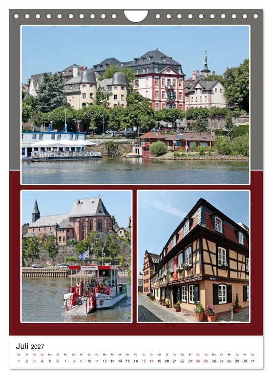 Produktbild: Frankfurt am Main und die sch&ouml;nsten Stadtteilen (Wandkalender 2027 DIN A4 hoch), CALVENDO Monatskalender