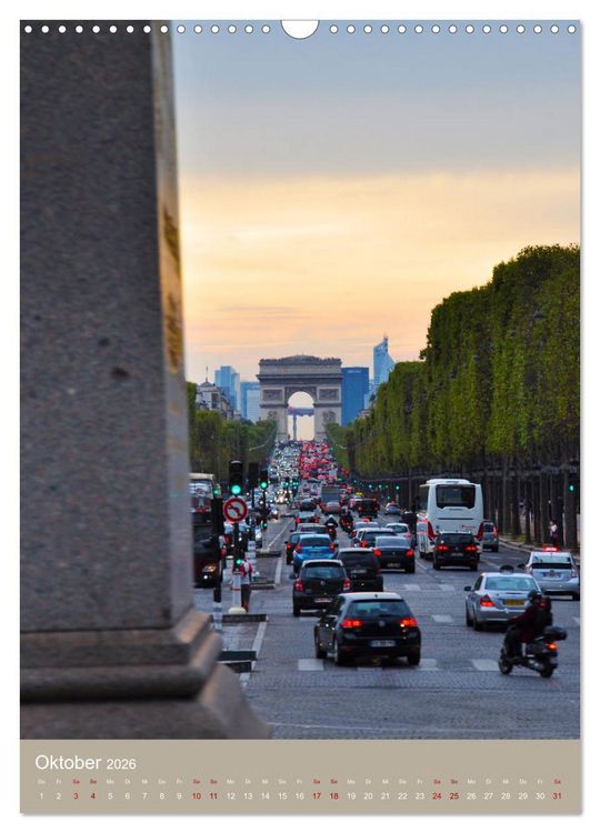 Produktbild: Erlebe mit mir Paris (Wandkalender 2026 DIN A3 hoch), CALVENDO Monatskalender